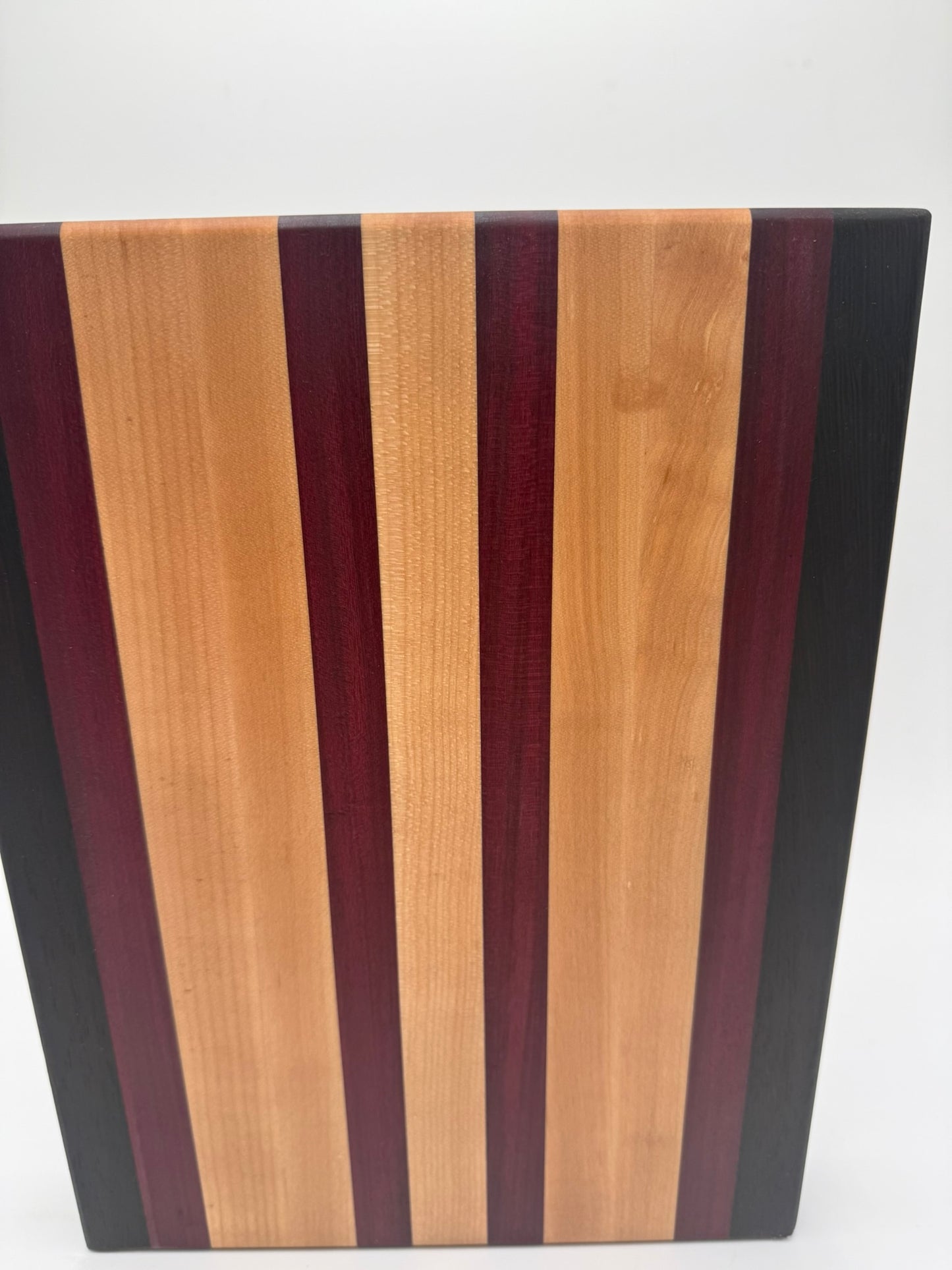 Wenge, Purpleheart & Maple Artisan Cutting board