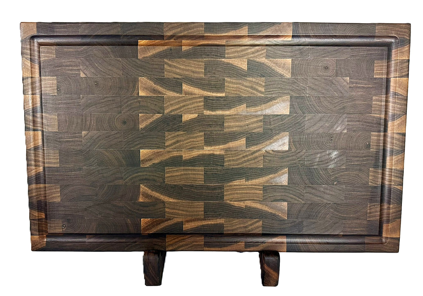 Premium Walnut End Grain Cutting Board – Handcrafted & Durable