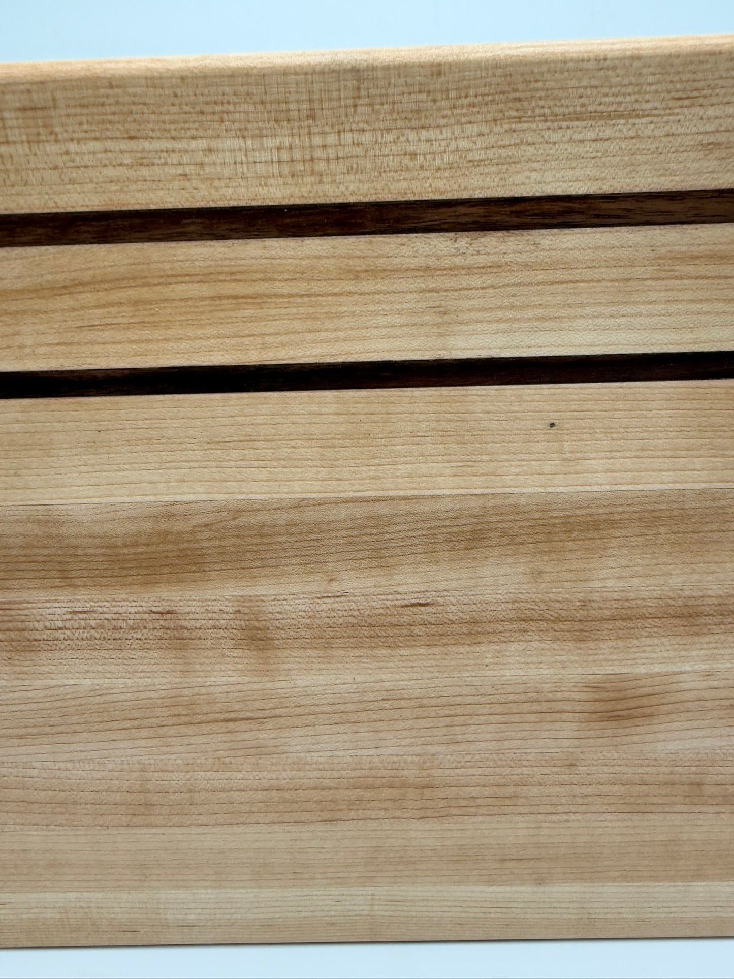 Maple with Black Walnut stripes