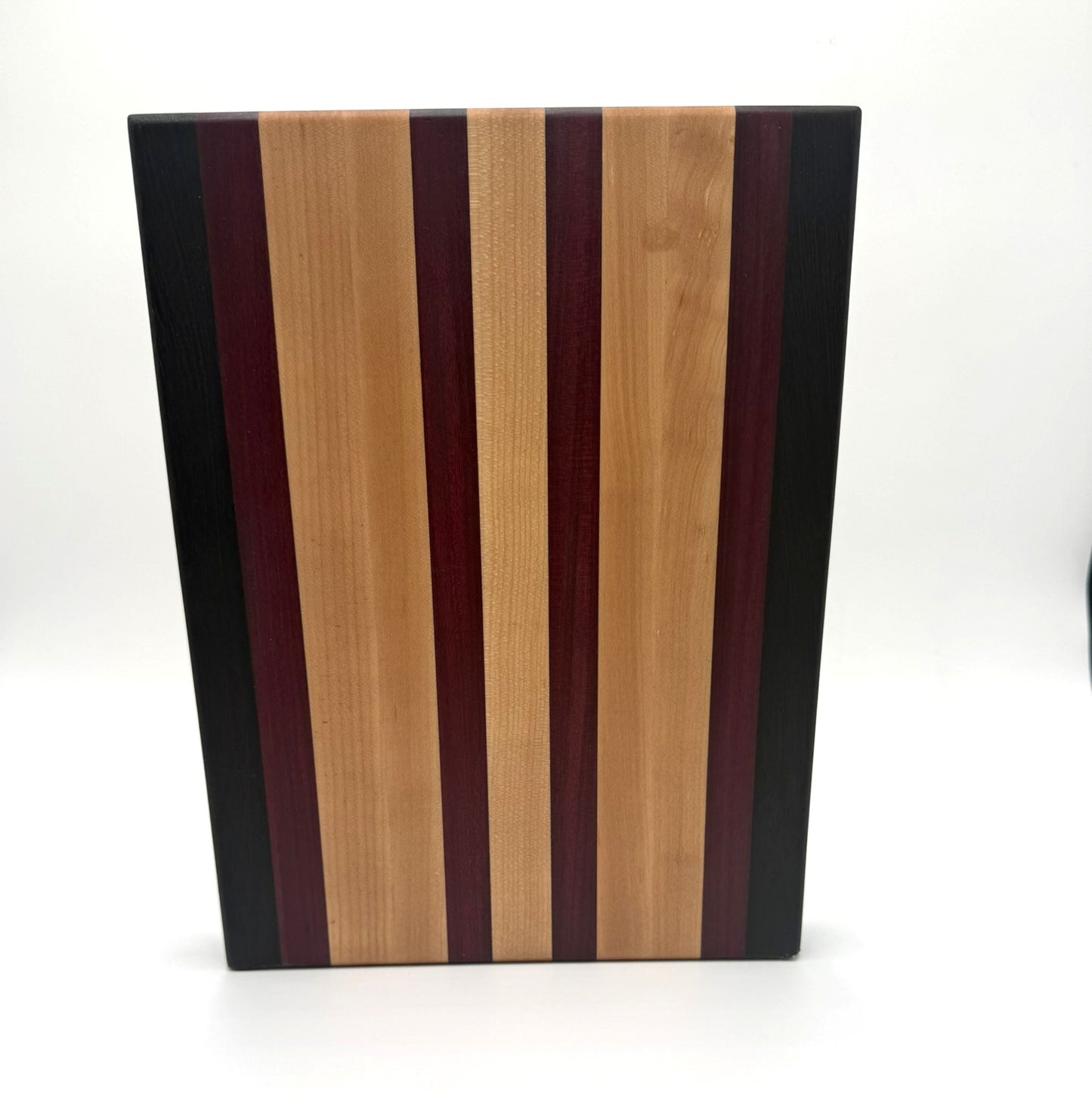 Wenge, Purpleheart & Maple Artisan Cutting board