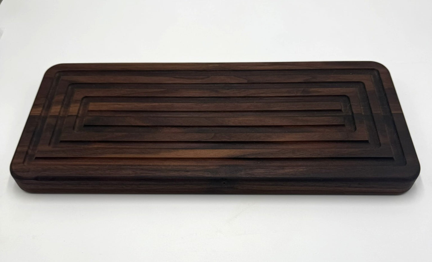 Black Walnut Bread board and Knife Set 18" x 9"
