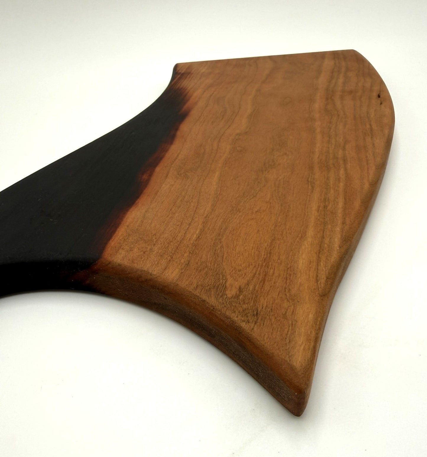 Knife Shaped Charcuterie board with Chard handle