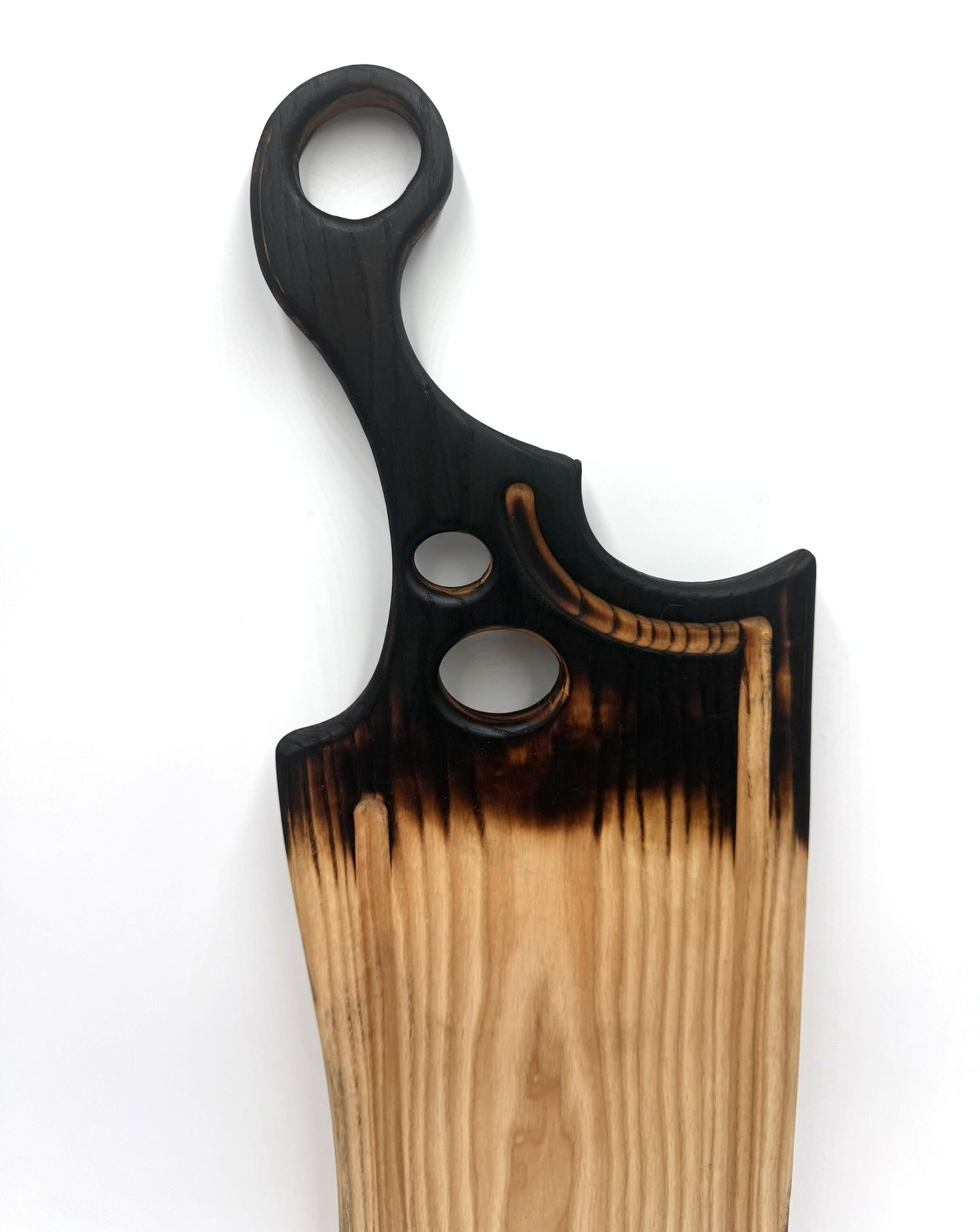 Artisan Chard 3 hole Charcuterie Board & Serving  board 23" x 8"