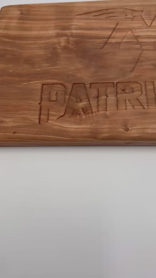 New England Patriots Charcuterie board 24" x9" x 1"