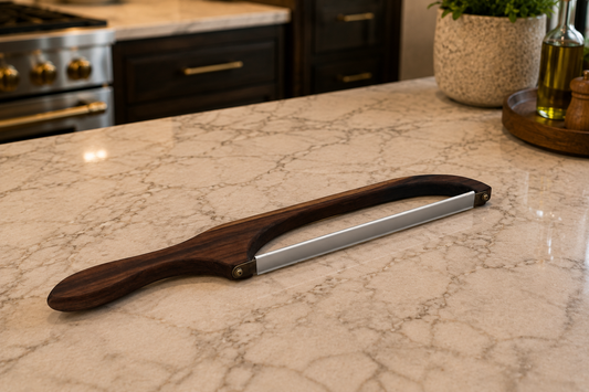Black Walnut Bread board and Knife Set 18" x 9"